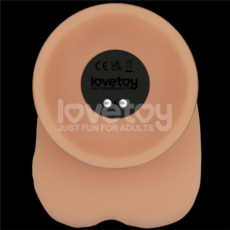 LOVETOY - POWER BASICS DILDO WITH VIBRATION 9