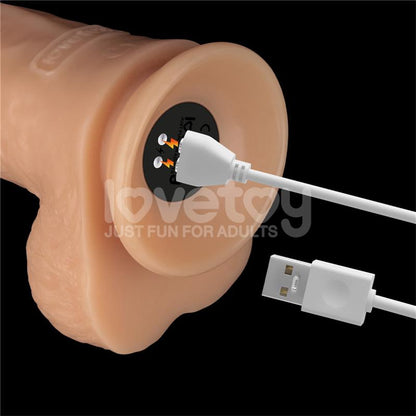 LOVETOY - POWER BASICS DILDO WITH VIBRATION 9