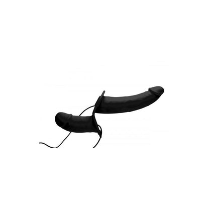 STRAP U - POWER PEGGER DOUBLE STRAP-ON VIBRATOR BLACK