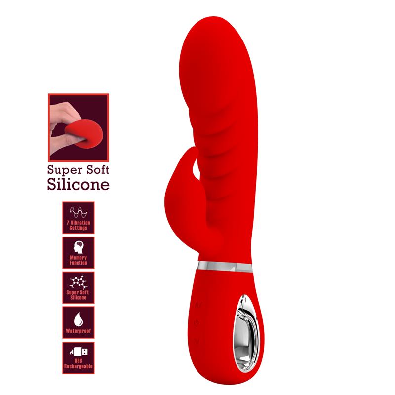 PRETTYLOVE - PRESCOTT G-SPOT VIBRATOR RED