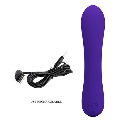 PRETTYLOVE - PRESCOTT VIBRATOR USB SILICONE LILAC