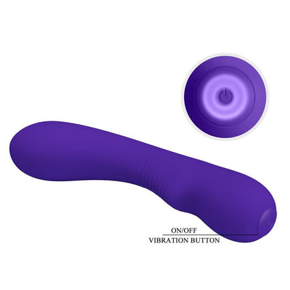 PRETTYLOVE - PRESCOTT VIBRATOR USB SILICONE LILAC