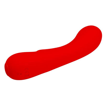 PRETTYLOVE - PRESCOTT VIBRATOR USB SILICONE RED