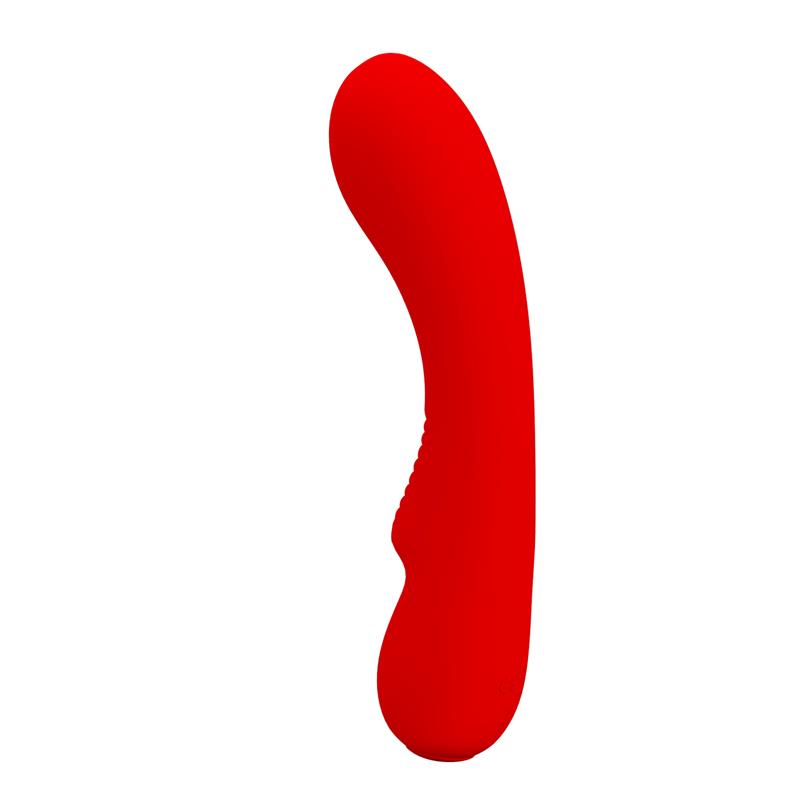 PRETTYLOVE - PRESCOTT VIBRATOR USB SILICONE RED