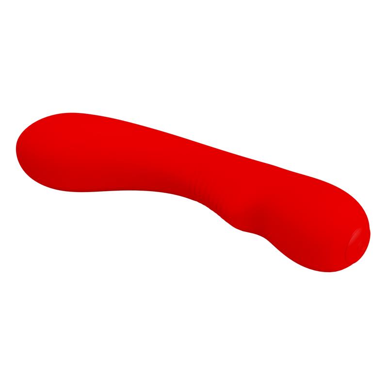 PRETTYLOVE - PRESCOTT VIBRATOR USB SILICONE RED