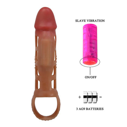 PRETTYLOVE - PRESTON PENIS SLEEVE WITH VIBRATION