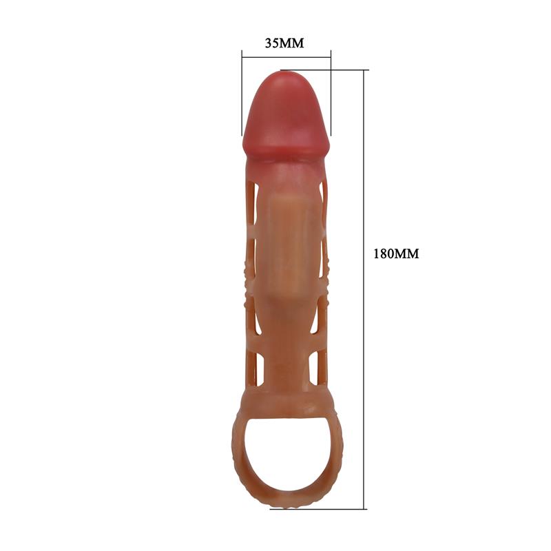 PRETTYLOVE - PRESTON PENIS SLEEVE WITH VIBRATION