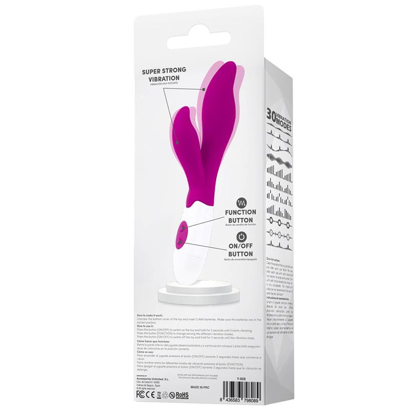 LATETOBED - PRESTON VIBE WITH STIMULATOR SILICONE