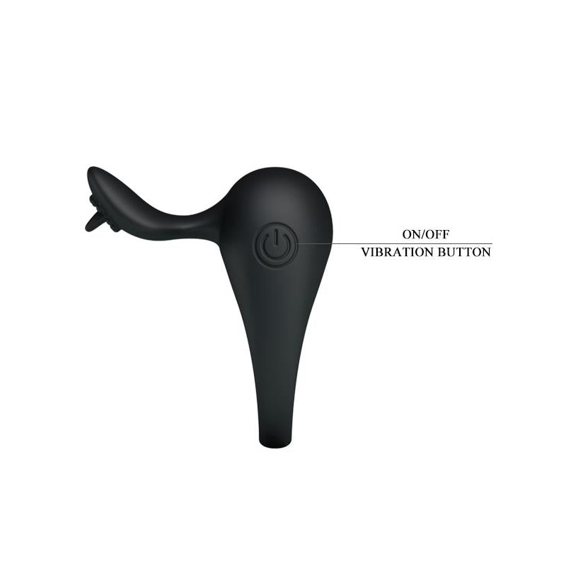 PRETTY LOVE - VIBRATING RING WITH TONGUE