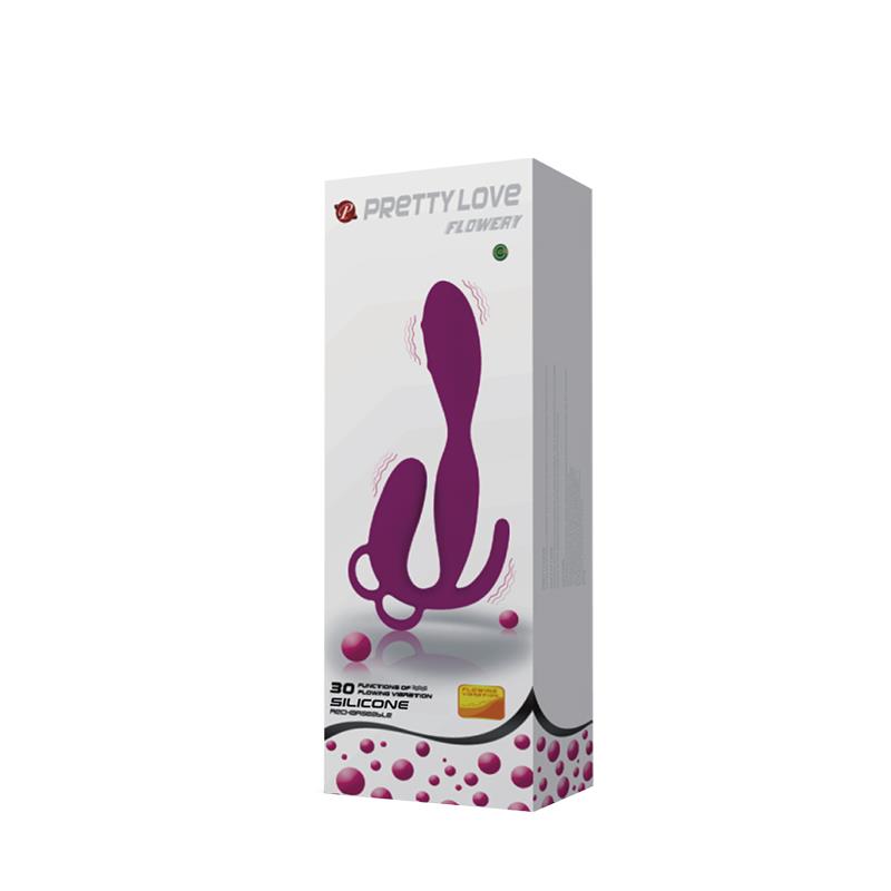 PRETTYLOVE - PRETTY LOVE BUTT PLUG FLOWERY PURPLE