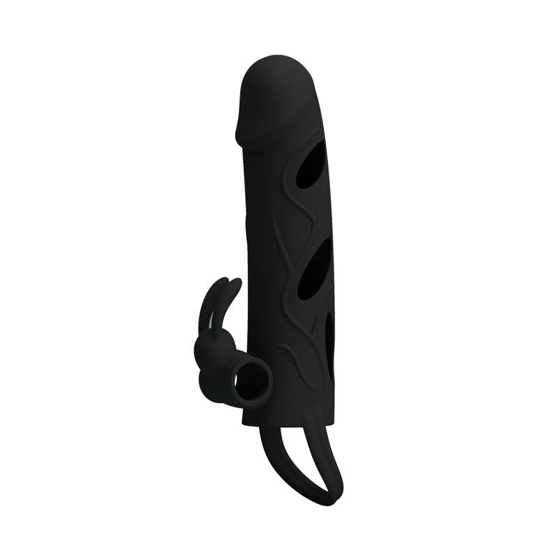 PRETTY LOVE - CAGE WITH VIBRATING BULLET 14 CM BLACK