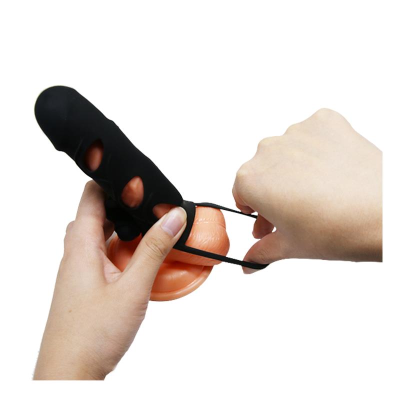 PRETTYLOVE - PRETTY LOVE CAGE WITH VIBRATING BULLET 14 CM BLACK