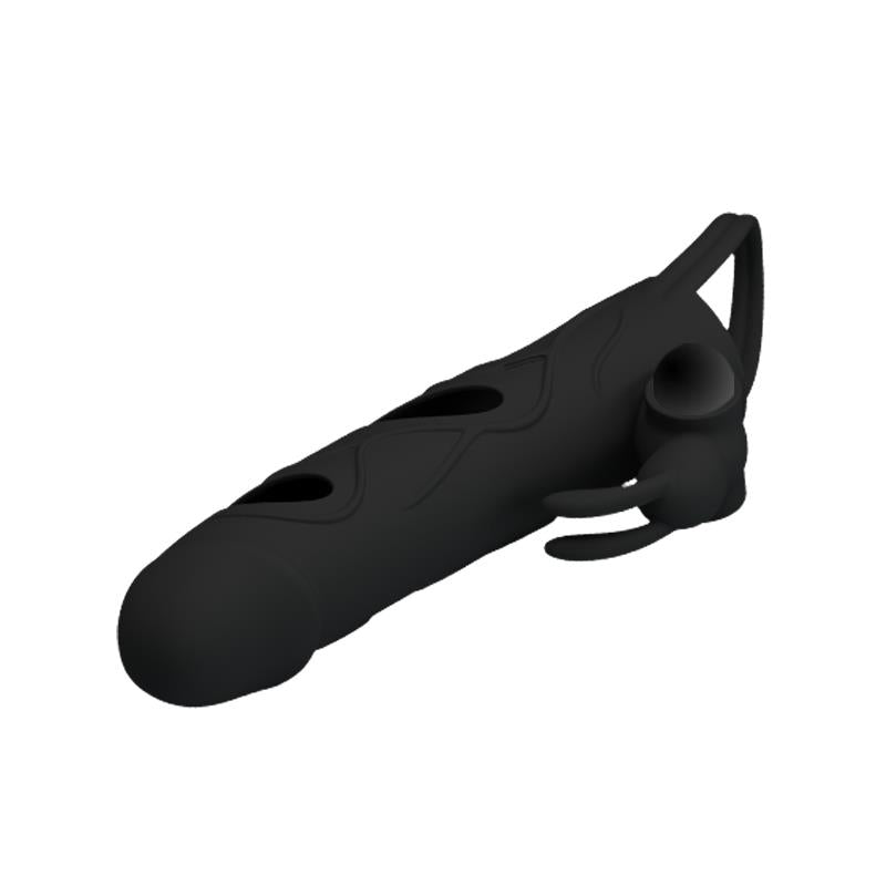 PRETTYLOVE - PRETTY LOVE CAGE WITH VIBRATING BULLET 14 CM BLACK