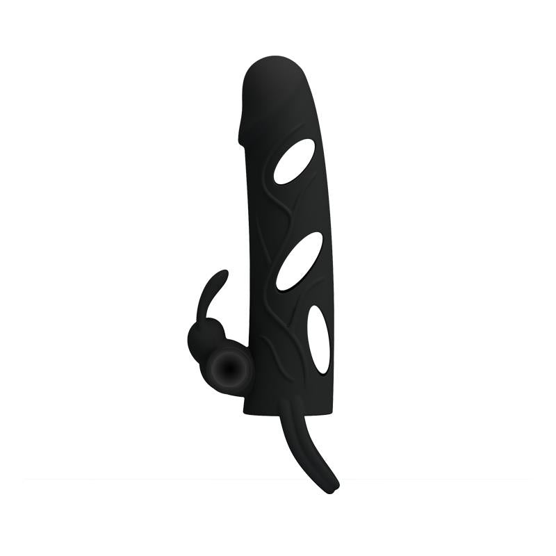 PRETTY LOVE - CAGE WITH VIBRATING BULLET 14 CM BLACK