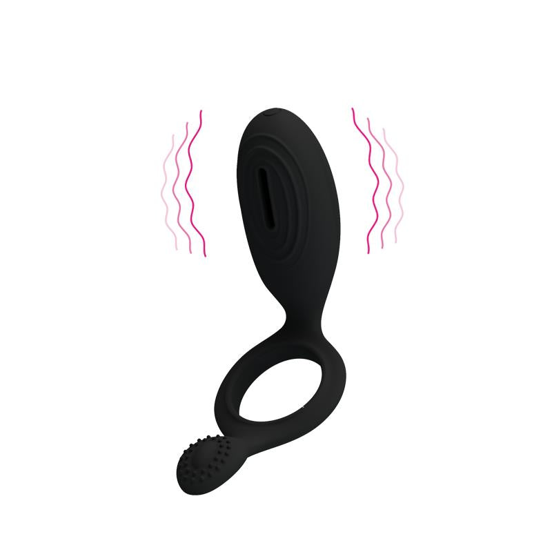 PRETTYLOVE - PRETTY LOVE COCK RING ETHEL BLACK