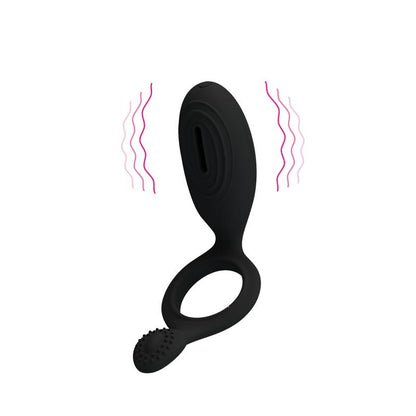 PRETTYLOVE - PRETTY LOVE COCK RING ETHEL BLACK
