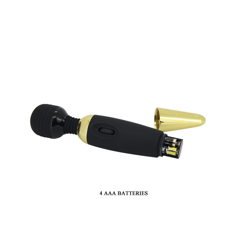 PRETTYLOVE - PRETTY LOVE MASSAGER POWER WAND BLACK AND GOLD