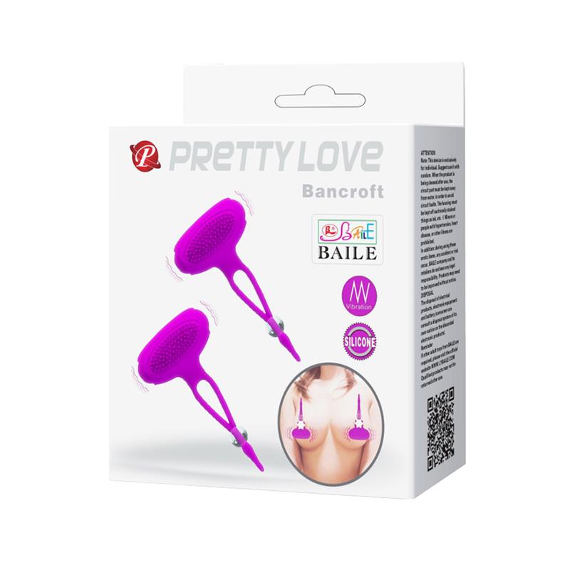 PRETTYLOVE - PRETTY LOVE NIPPLES CLAMPS BANCROFT PURPLE