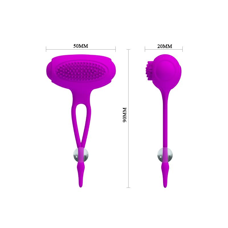 PRETTYLOVE - PRETTY LOVE NIPPLES CLAMPS BANCROFT PURPLE