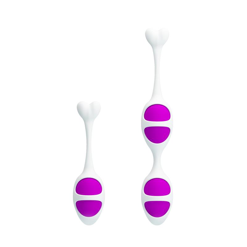 PRETTYLOVE - PRETTY LOVE OVAL SHAPED KEGEL BALLS PURPLE