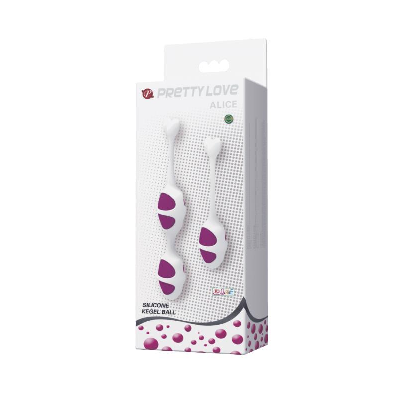 PRETTYLOVE - PRETTY LOVE OVAL SHAPED KEGEL BALLS PURPLE