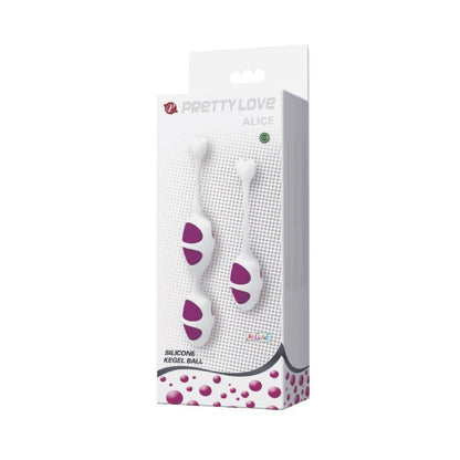 PRETTYLOVE - PRETTY LOVE OVAL SHAPED KEGEL BALLS PURPLE