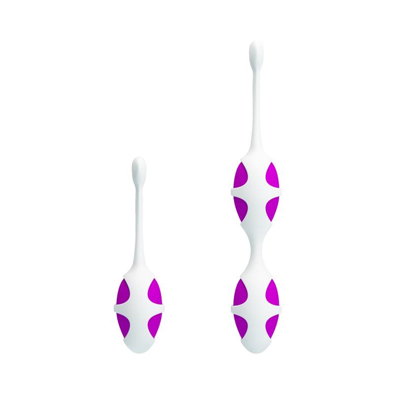 PRETTYLOVE - PRETTY LOVE OVAL SHAPED KEGEL BALLS PURPLE