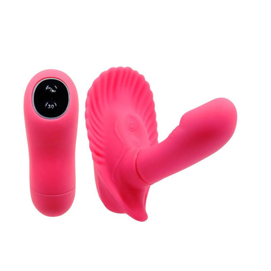 PRETTYLOVE - PRETTY LOVE REMOTE CONTROL VIBE FANCY CLAMSHELL PINK