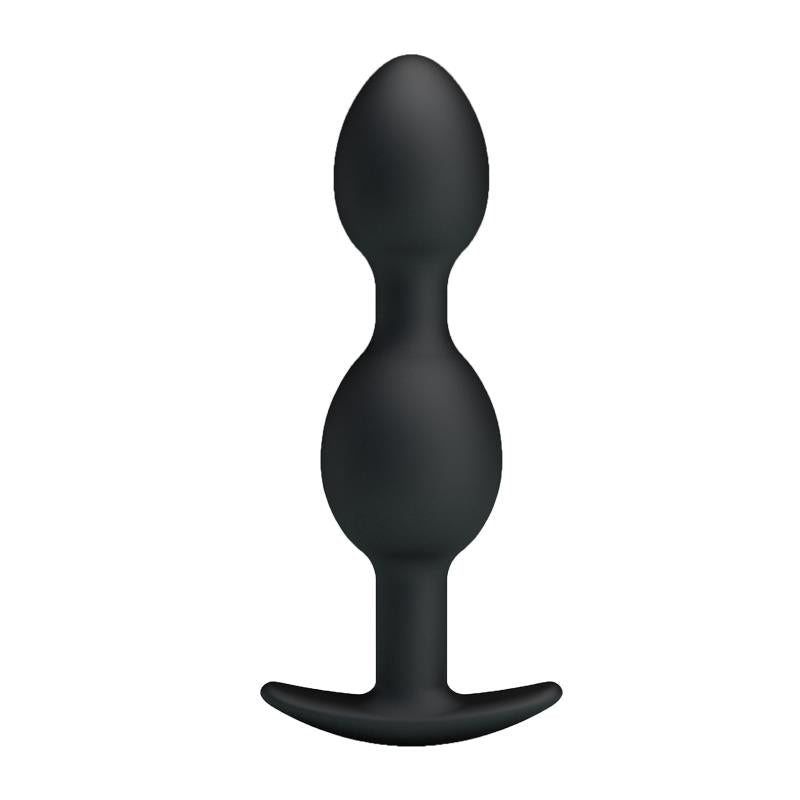 PRETTYLOVE - PRETTY LOVE SILICONE ANAL BALLS BLACK