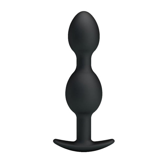 PRETTYLOVE - PRETTY LOVE SILICONE ANAL BALLS BLACK