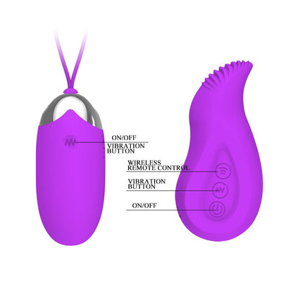 PRETTY LOVE - VIBRADOR A CONTROL REMOTO EDEN CL40