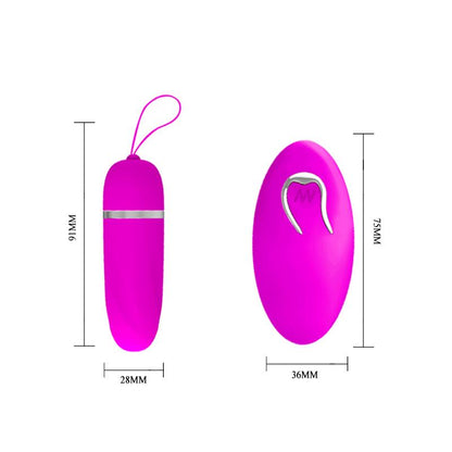 PRETTY LOVE - DEBBY VIBRATING EGG WITH CONTROL