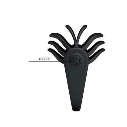 PRETTYLOVE - PRETTY LOVE VIBRATING COCK RING CHESTER BLACK