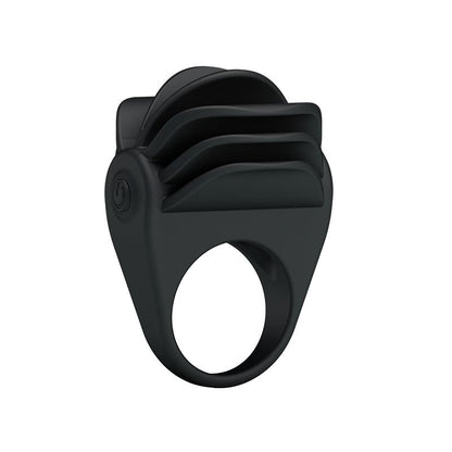 PRETTYLOVE - PRETTY LOVE VIBRATING COCK RING CHESTER BLACK
