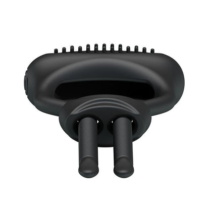 PRETTYLOVE - PRETTY LOVE VIBRATING COCK RING CURITIS BLACK