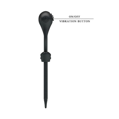 PRETTYLOVE - PRETTY LOVE VIBRATING COCK RING CURITIS BLACK