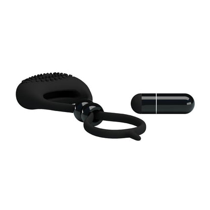 PRETTYLOVE - PRETTY LOVE VIBRATING COCK RING LOCKER BLACK