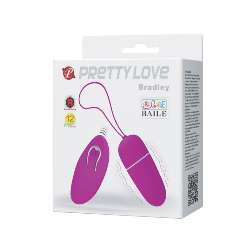 PRETTYLOVE - PRETTY LOVE VIBRATING EGG BRADLEY PURPLE