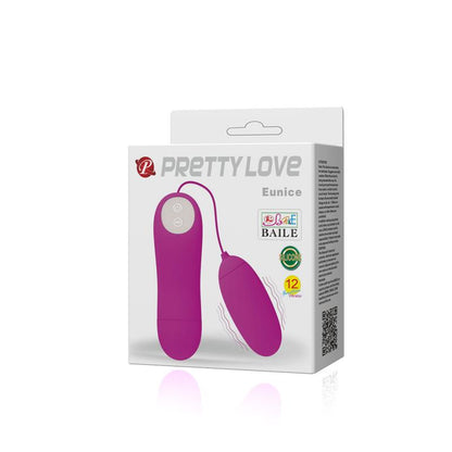 PRETTYLOVE - PRETTY LOVE VIBRATING EGG EUNICE PURPLE
