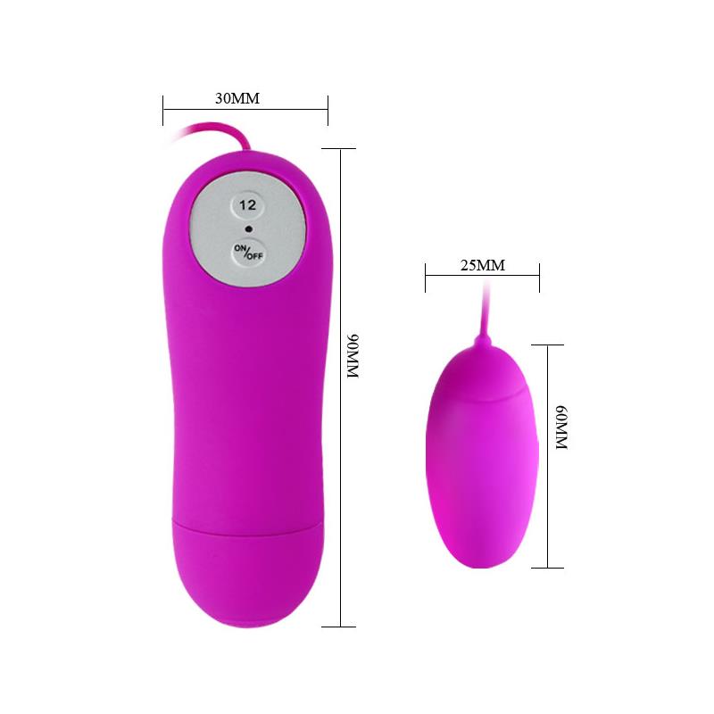 PRETTYLOVE - PRETTY LOVE VIBRATING EGG EUNICE PURPLE
