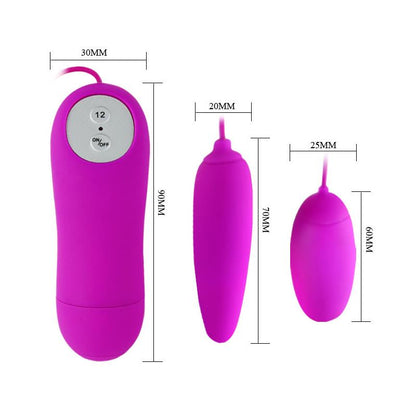 PRETTYLOVE - PRETTY LOVE VIBRATING EGG IRMA PURPLE