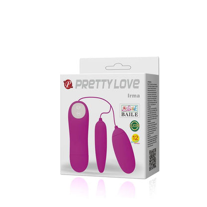 PRETTYLOVE - PRETTY LOVE VIBRATING EGG IRMA PURPLE