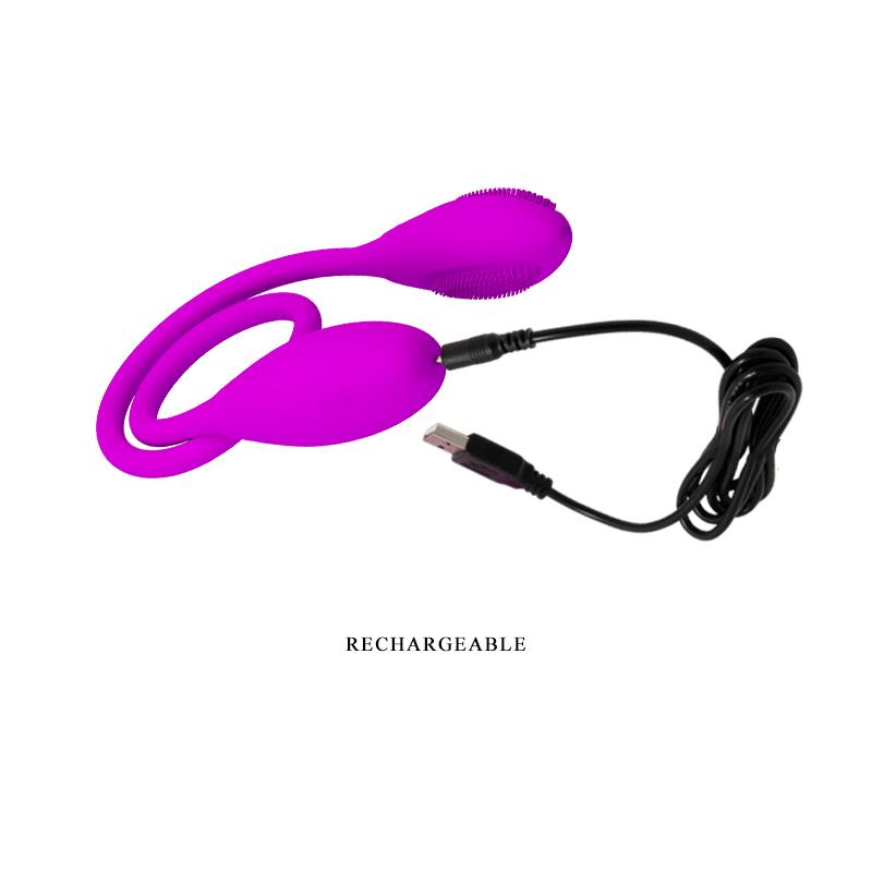 PRETTYLOVE - PRETTY LOVE VIBRATING EGGS SNAKY VIBE PURPLE