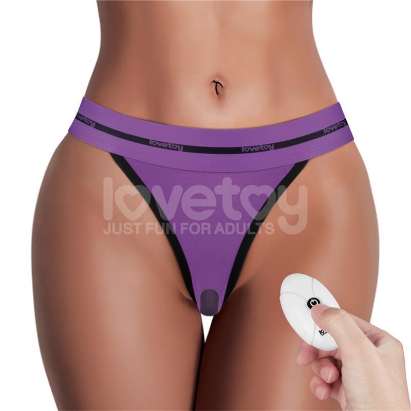 LOVETOY - PRINTED VIBRATING SEXY PANTIES 28-33