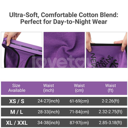 LOVETOY - PRINTED VIBRATING SEXY PANTIES 34-38