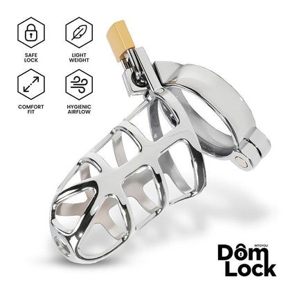 DOMLOCK - PRISONER CHASTITY CAGE SIZE M