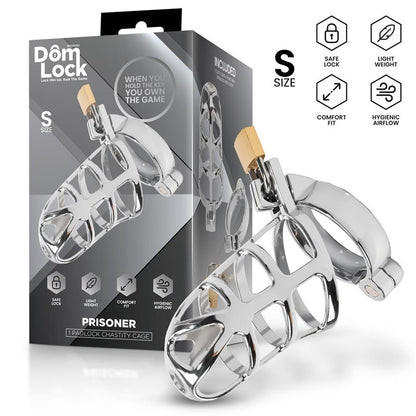DOMLOCK - PRISONER CHASTITY CAGE SIZE S