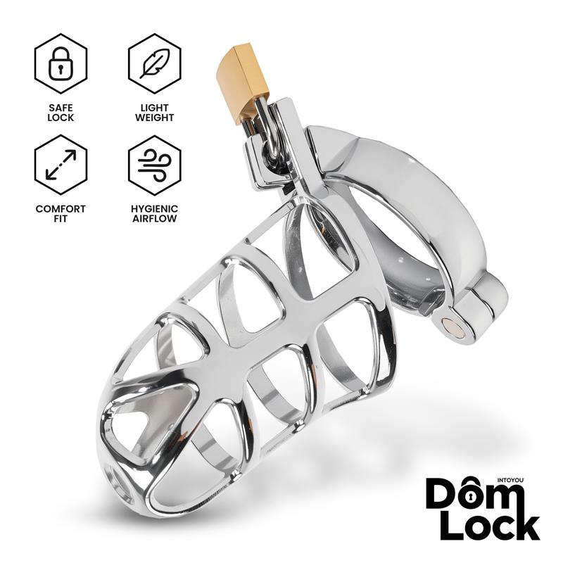 DOMLOCK - PRISONER CHASTITY CAGE SIZE S