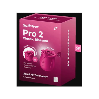 SATISFYER - AIR PULSE PRO 2 CLASSIC BLOSSOM VIBRATOR