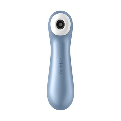 SATISFYER - PRO 2+ SUCCIONADOR DE CLÍTORIS CON VIBRACIÓN AZUL